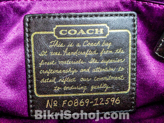 Original Coach Legacy Leather Bag